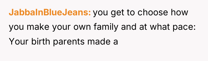 JabbaInBlueJeans you get to choose how you make your own...