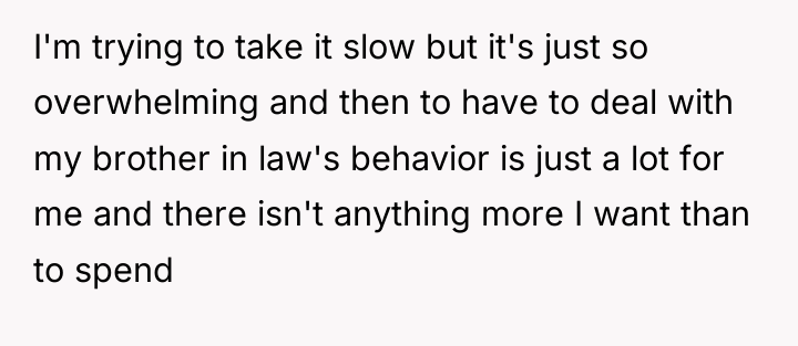 I'm trying to take it slow but it's just so...