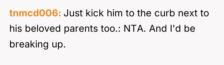 tnmcd006 Just kick him to the curb next to his...