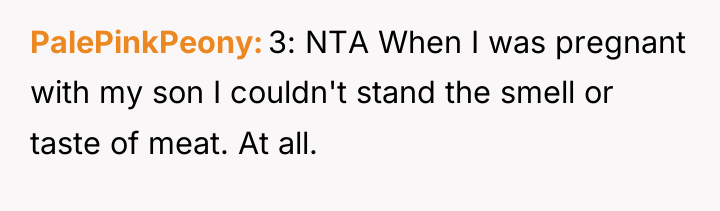 PalePinkPeony 3: NTA When I was pregnant with my son...