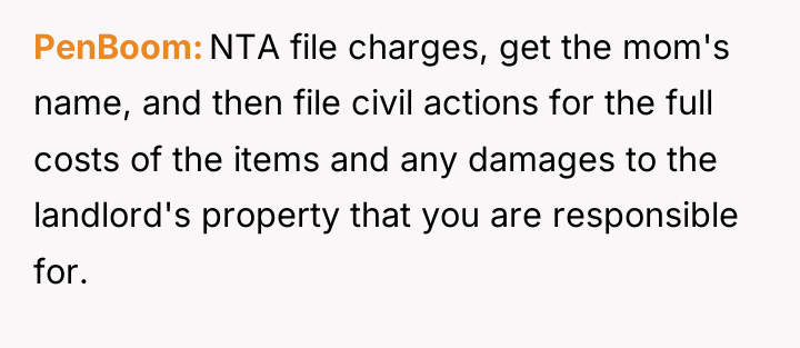 PenBoom NTA file charges, get the mom's name, and then...