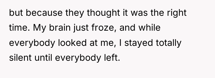 but because they thought it was the right time. My...