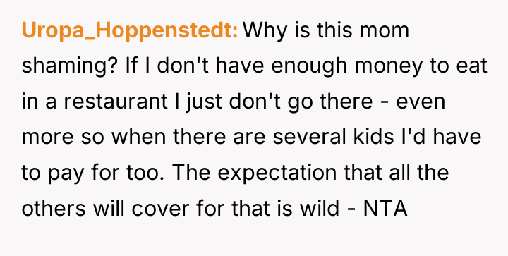 Uropa_Hoppenstedt Why is this mom shaming? If I don't have...