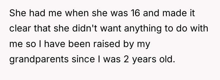 She had me when she was 16 and made it...