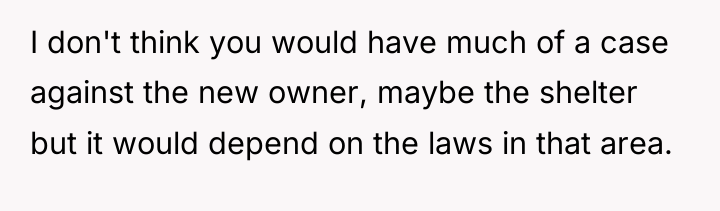 I don't think you would have much of a case...