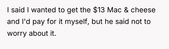I said I wanted to get the $13 Mac &...
