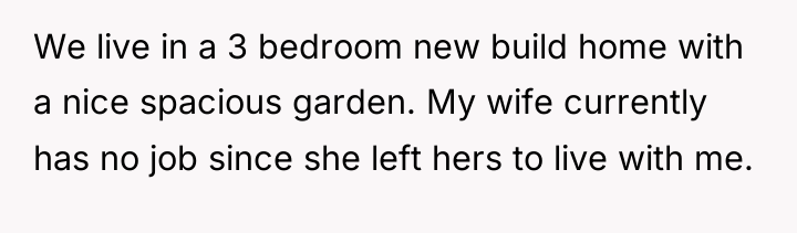 We live in a 3 bedroom new build home with...