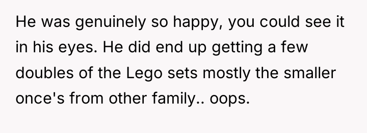 He was genuinely so happy, you could see it in...