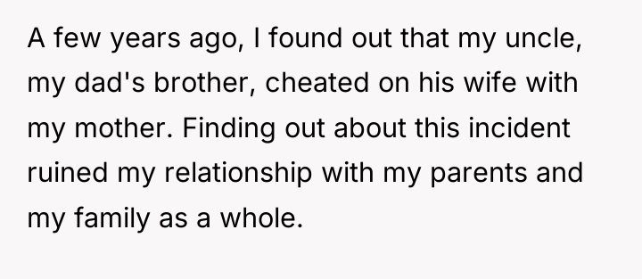 A few years ago, I found out that my uncle,...