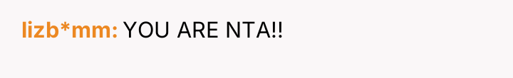 lizb*mm YOU ARE NTA!!