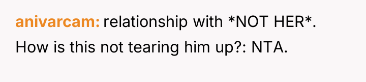 anivarcam relationship with *NOT HER*. How is this not tearing...