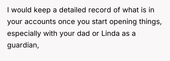 I would keep a detailed record of what is in...