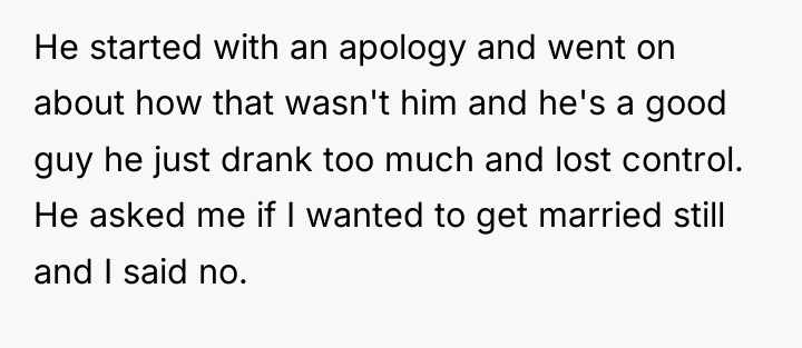 He started with an apology and went on about how...