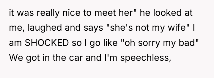 it was really nice to meet her" he looked at...