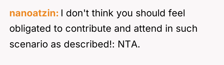 nanoatzin I don't think you should feel obligated to contribute...