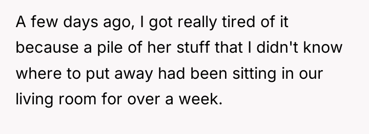 A few days ago, I got really tired of it...