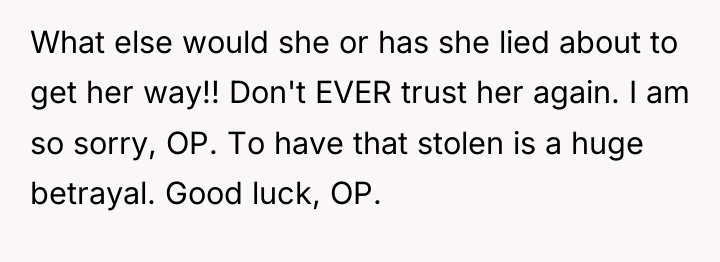 What else would she or has she lied about to...