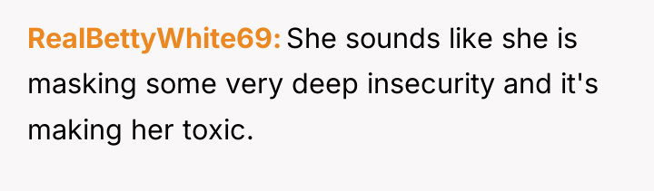 RealBettyWhite69 She sounds like she is masking some very deep...