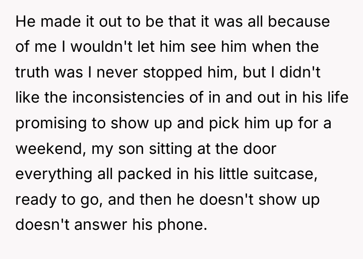 He made it out to be that it was all...
