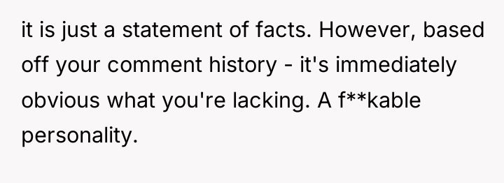 it is just a statement of facts. However, based off...