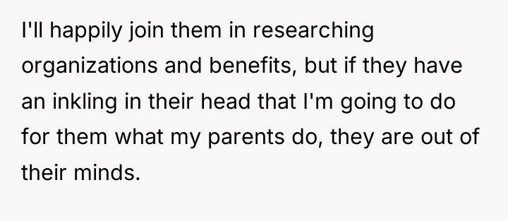 I'll happily join them in researching organizations and benefits, but...