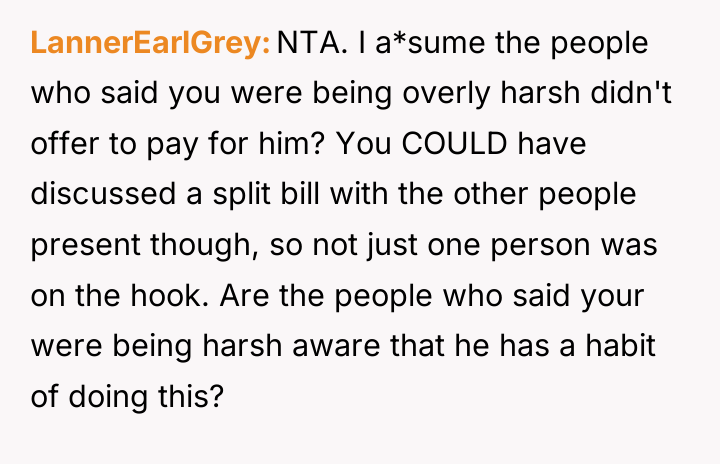 LannerEarlGrey NTA. I a*sume the people who said you were...