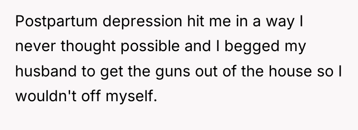 Postpartum depression hit me in a way I never thought...