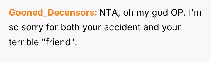 Gooned_Decensors NTA, oh my god OP. I'm so sorry for...