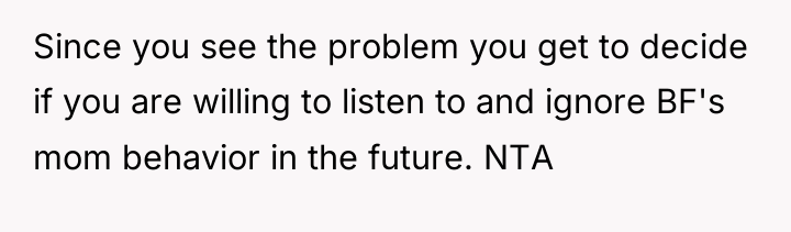 Since you see the problem you get to decide if...