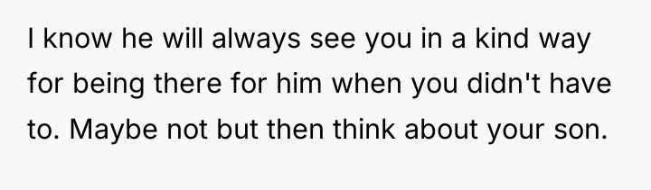 I know he will always see you in a kind...