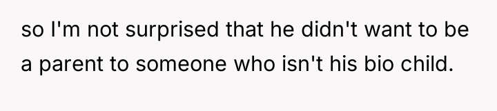 so I'm not surprised that he didn't want to be...