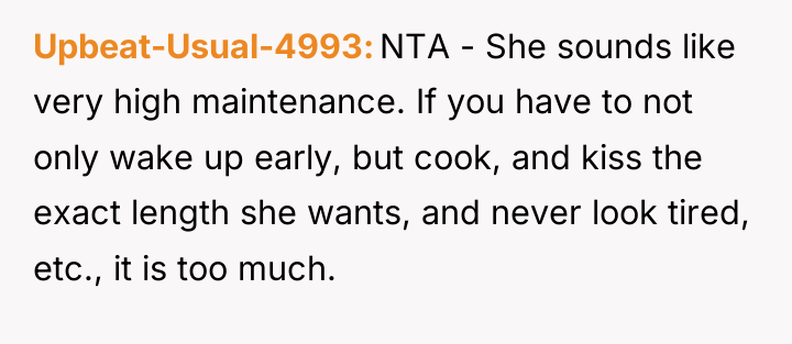 Upbeat-Usual-4993 NTA - She sounds like very high maintenance. If...