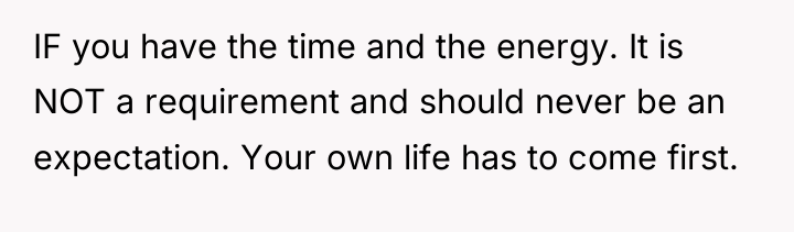 IF you have the time and the energy. It is...