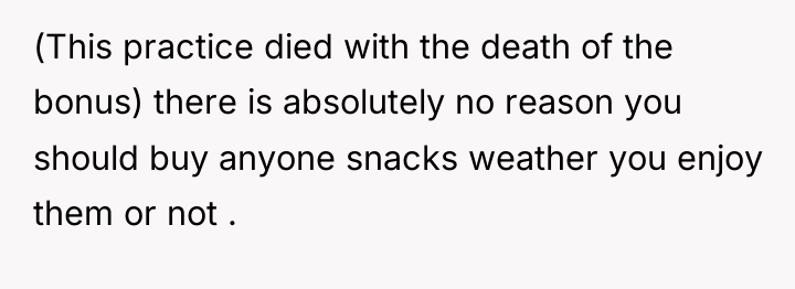 (This practice died with the death of the bonus) there...