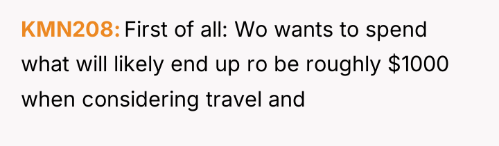KMN208 First of all: Wo wants to spend what will...