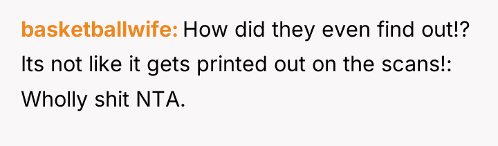 basketballwife How did they even find out!? Its not like...