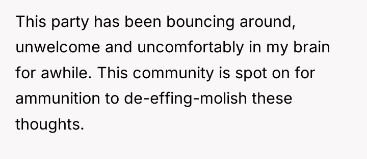 This party has been bouncing around, unwelcome and uncomfortably in...