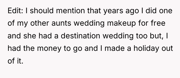 Edit: I should mention that years ago I did one...