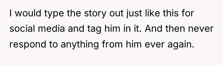 I would type the story out just like this for...