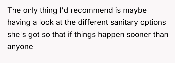 The only thing I'd recommend is maybe having a look...