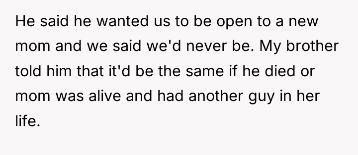 He said he wanted us to be open to a...