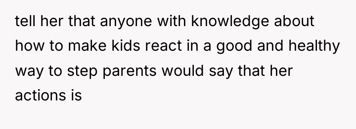 tell her that anyone with knowledge about how to make...