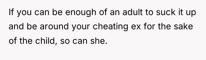If you can be enough of an adult to suck...