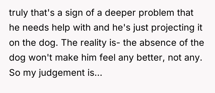 truly that's a sign of a deeper problem that he...