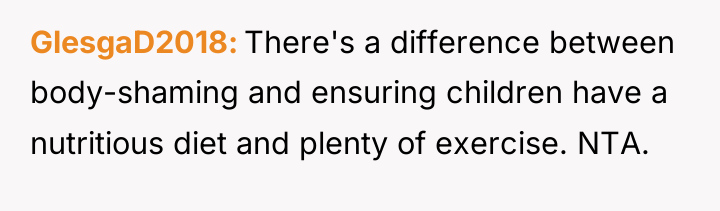 GlesgaD2018 There's a difference between body-shaming and ensuring children have...