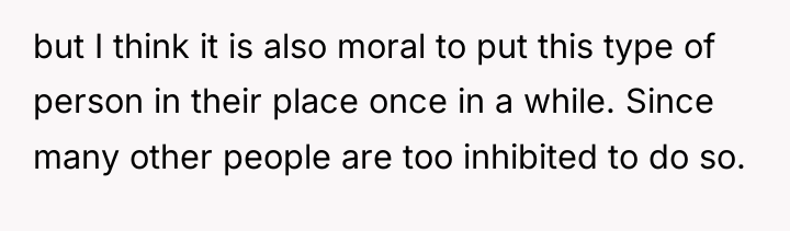 but I think it is also moral to put this...