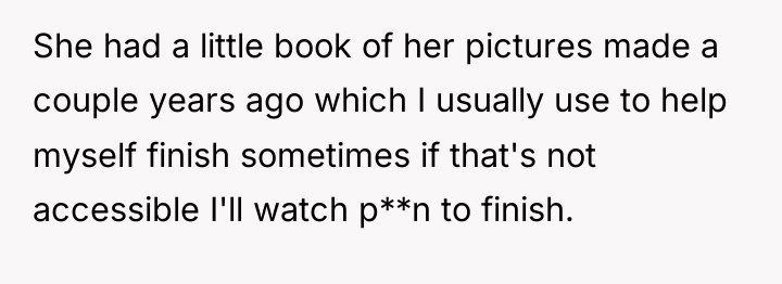 She had a little book of her pictures made a...