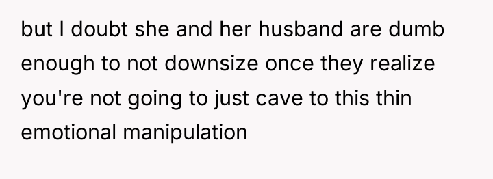 but I doubt she and her husband are dumb enough...