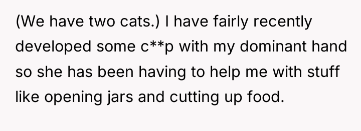 (We have two cats.) I have fairly recently developed some...