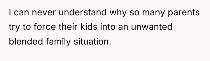 I can never understand why so many parents try to...